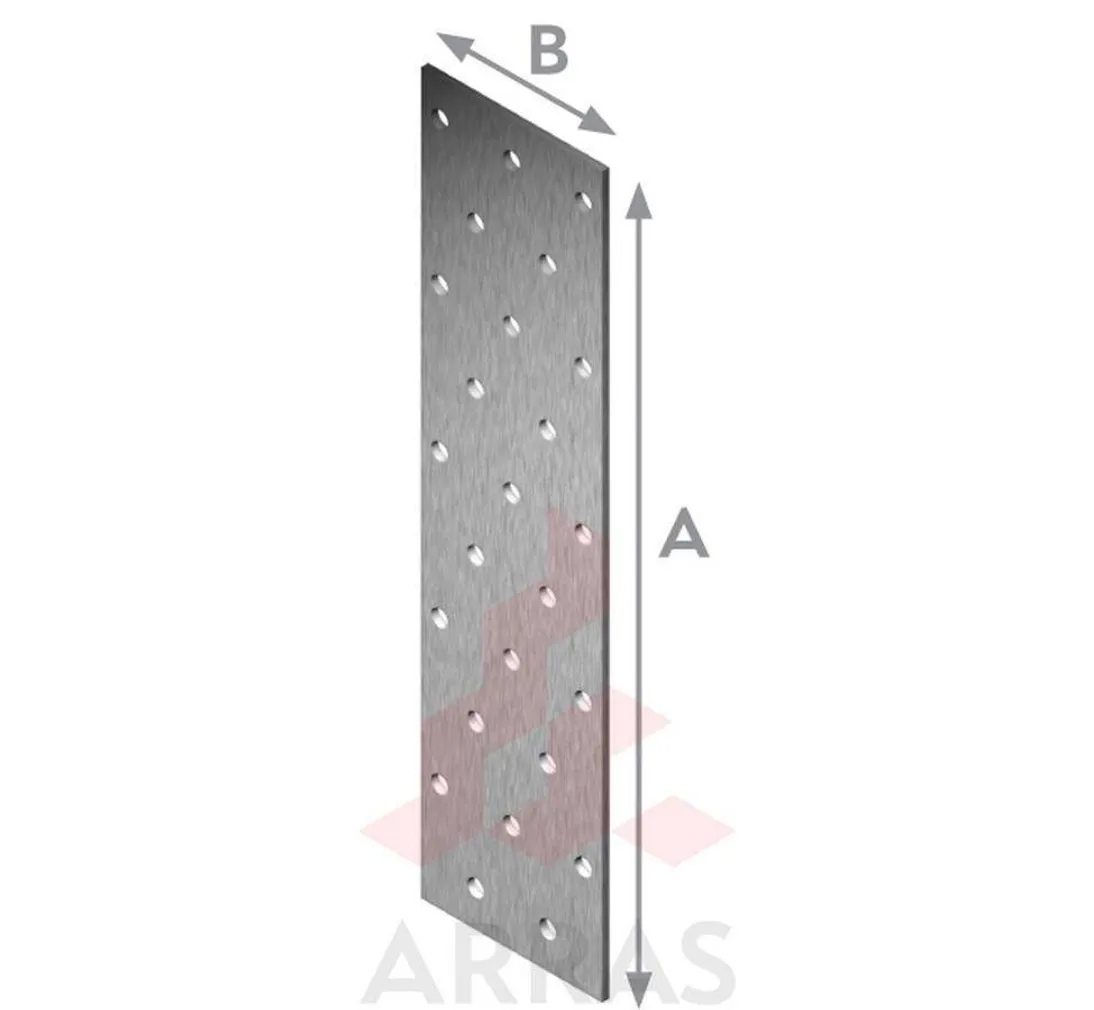 NAELUTUSPLAAT 40X120X2,0 ZN