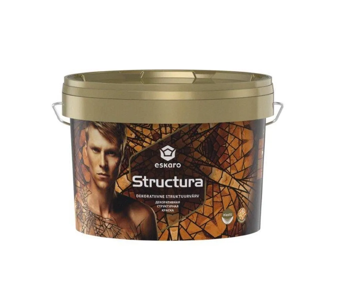 STRUKTUURVÄRV ESKARO STRUCTURA 2,4L VALGE (A)