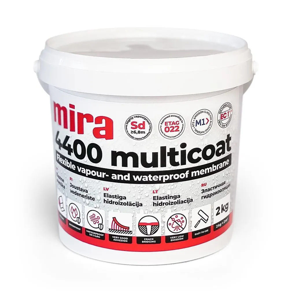 HÜDROISOLATSIOON MIRA 4400 MULTICOAT 2KG