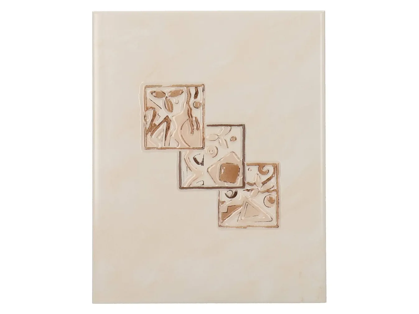 KERAAMILINE DEKOORPLAAT 20X25 LUCIE BEIGE