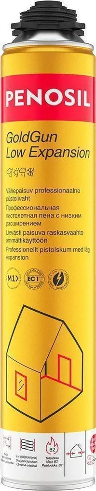 POLÜURETAANVAHT PENOSIL GOLDGUN LOW EXPANSION 750ML