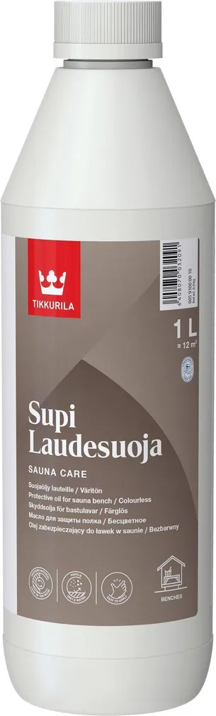 SAUNALAVA ÕLI TIKKURILA SUPI LAUDESUOJA 1L VÄRVITU