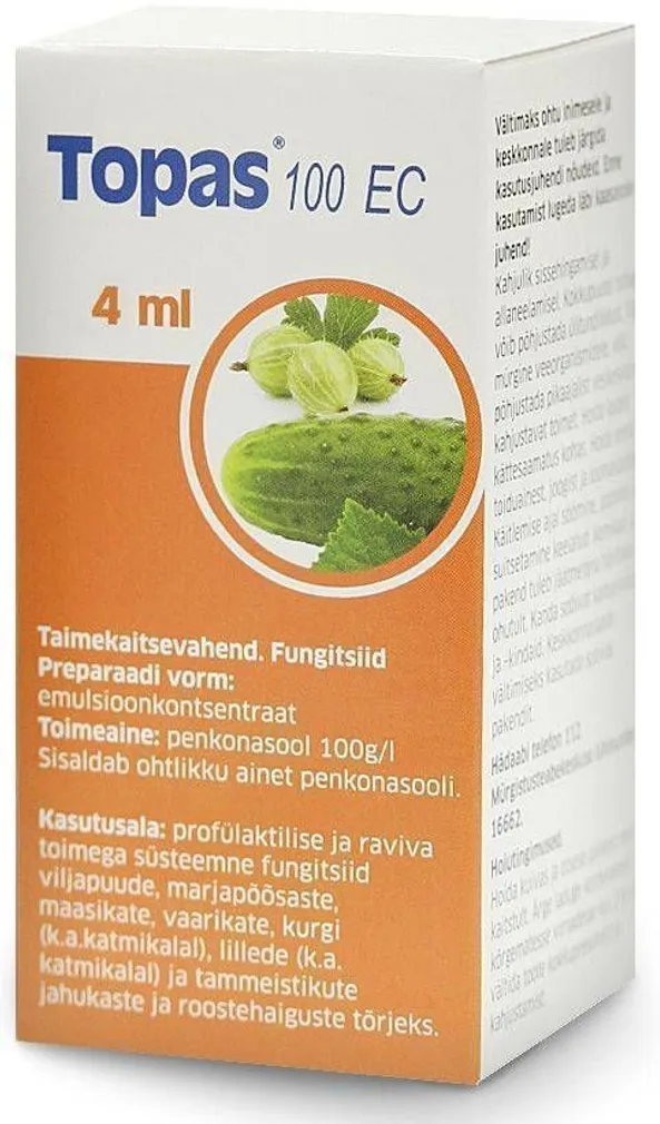 TAIMEKAITSEVAHEND TOPAS 100 EC 4ML FUNGITSIID