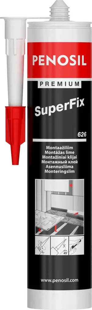 LIIM PENOSIL SUPERFIX 310ML VALGE SISETÖÖDE