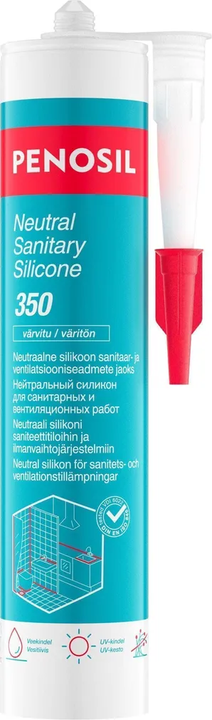 NEUTRAALSILIKOON PENOSIL 350 280ML VÄRVITU