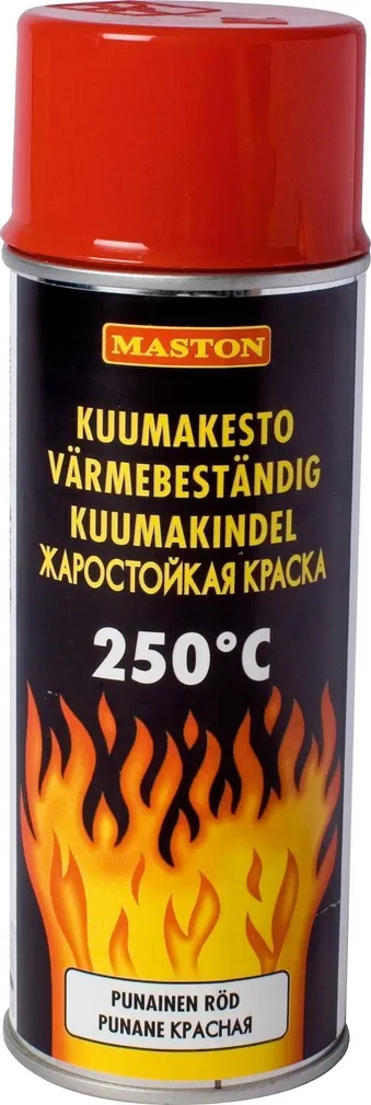 AEROSOOLVÄRV KUUMAK.PUNANE 250C 400ML