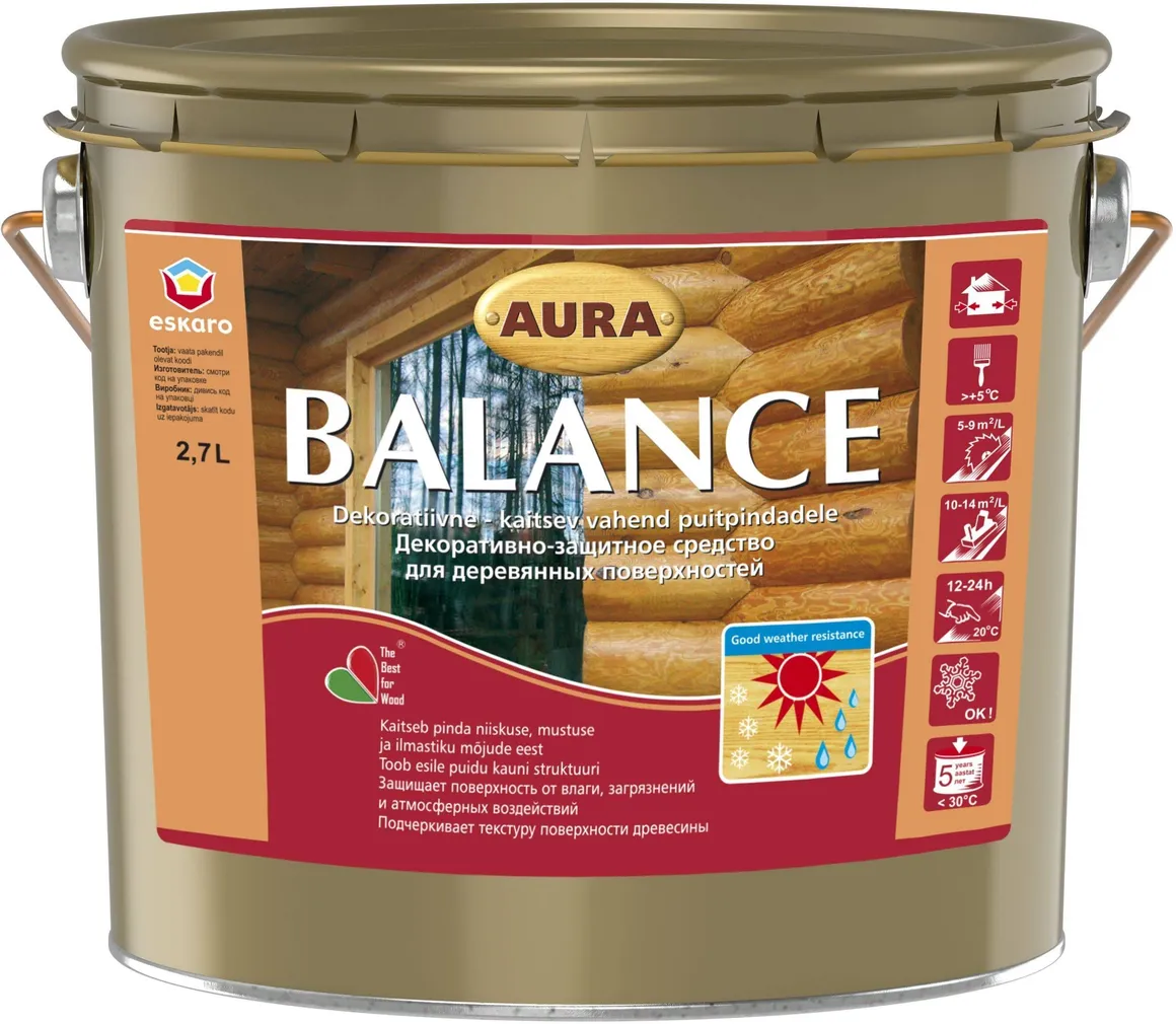 PUIDUKAITSEVAHEND AURA BALANCE 2,7L MAHAGON