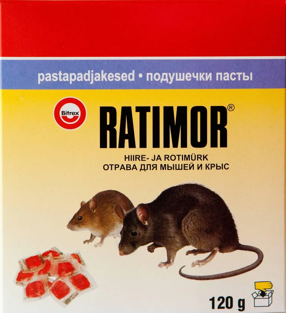 HIIRE- JA ROTIMÜRK RATIMOR 120G PASTAPADJAKESED