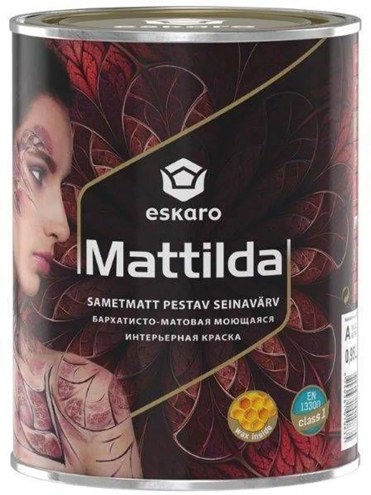 SEINAVÄRV ESKARO MATTILDA 0,95L VALGE TÄISMATT