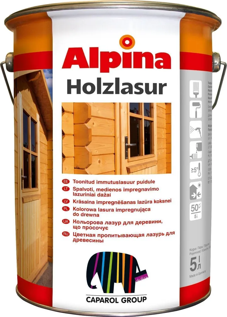 PUIDUKAITSEVAHEND HOLZLASUR PIINIA 5L