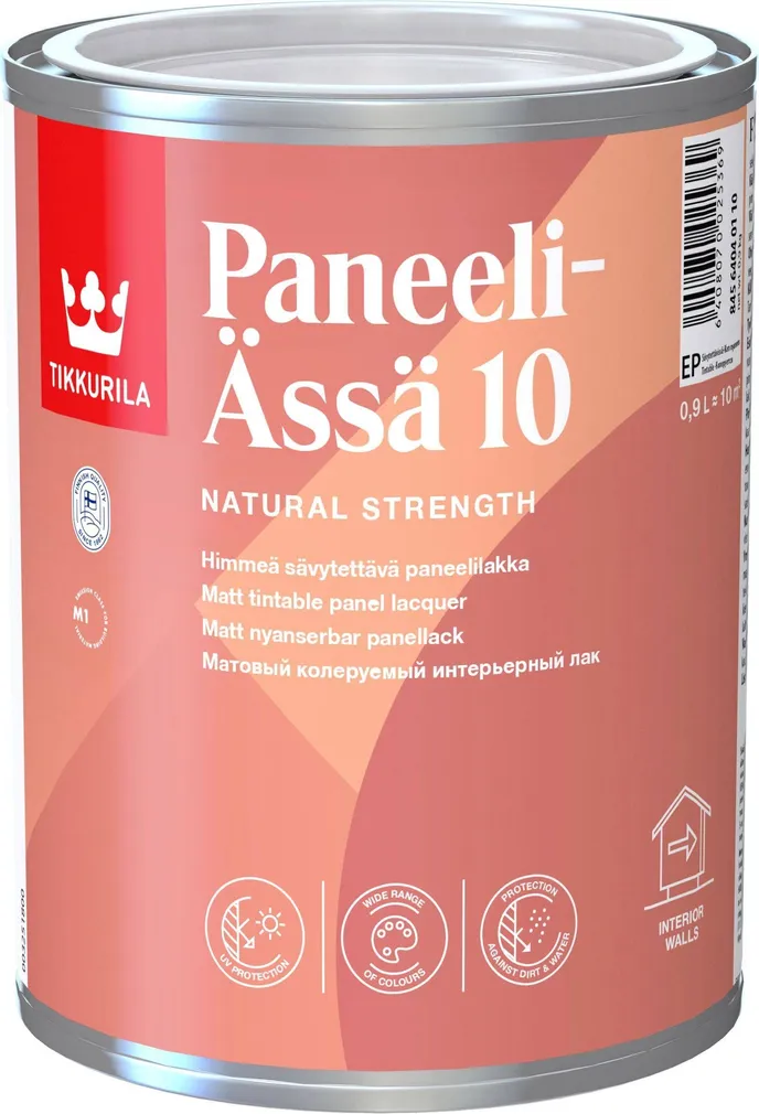 LAKK TIKKURILA PANEELI-ÄSSÄ 10 0,9L MATT