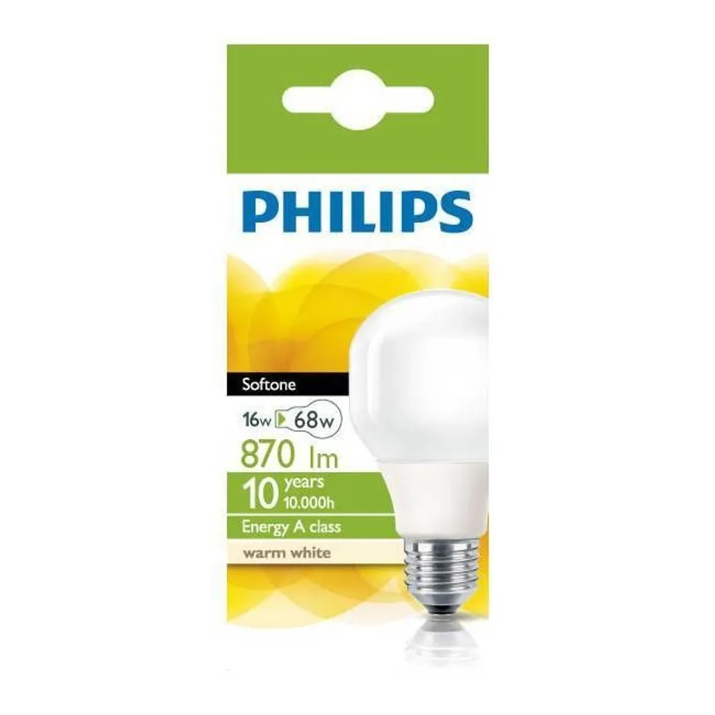 SÄÄSTULAMP SOFTONE E27 16W 230V PHILIPS