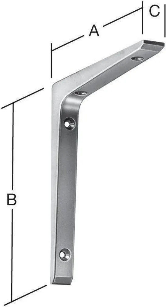 RIIULIKANDUR 100 X 150 MM VALGE / TUGEVDUSEGA