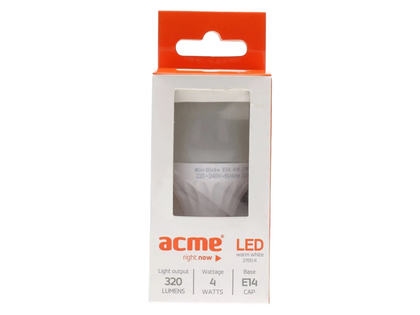 LEDLAMP 4W E14 MINICLOBE ACME