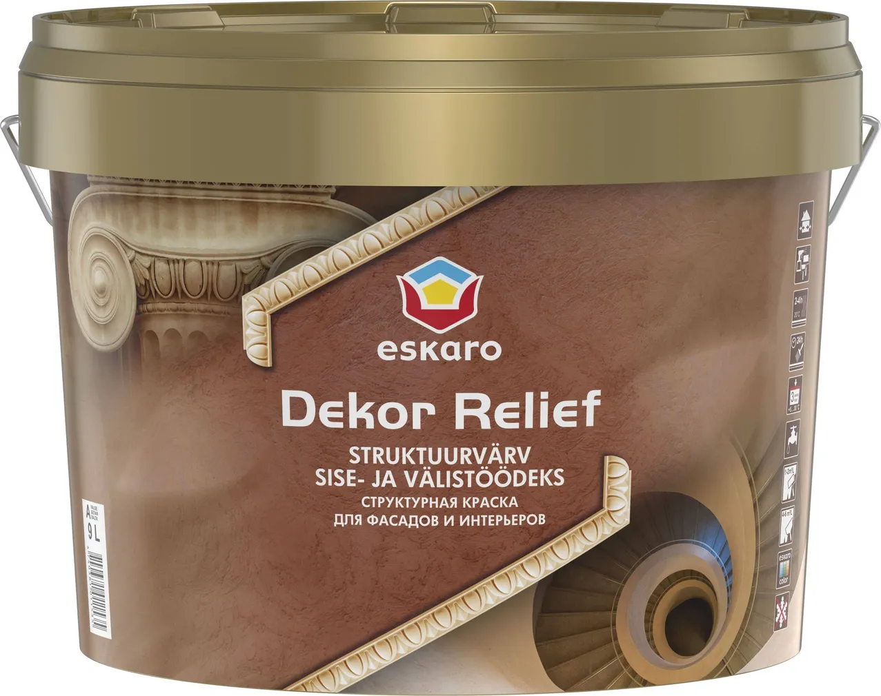 VÄRV ESKARO AURA DEKOR RELIEF 9L