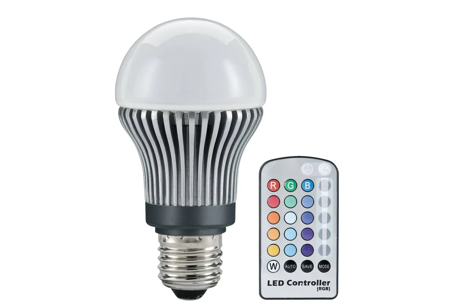 LEDLAMP A60 5W E27 RGB PULT PAULMANN