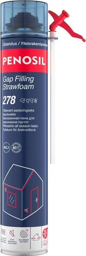 MONTAAZIVAHT PENOSIL GAP FILLING STRAWFOAM 278 750ML