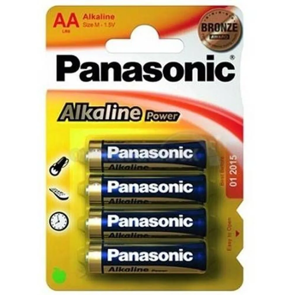 PATAREI PANASONIC ALKALINE POWER AA LR6 4TK PAKIS