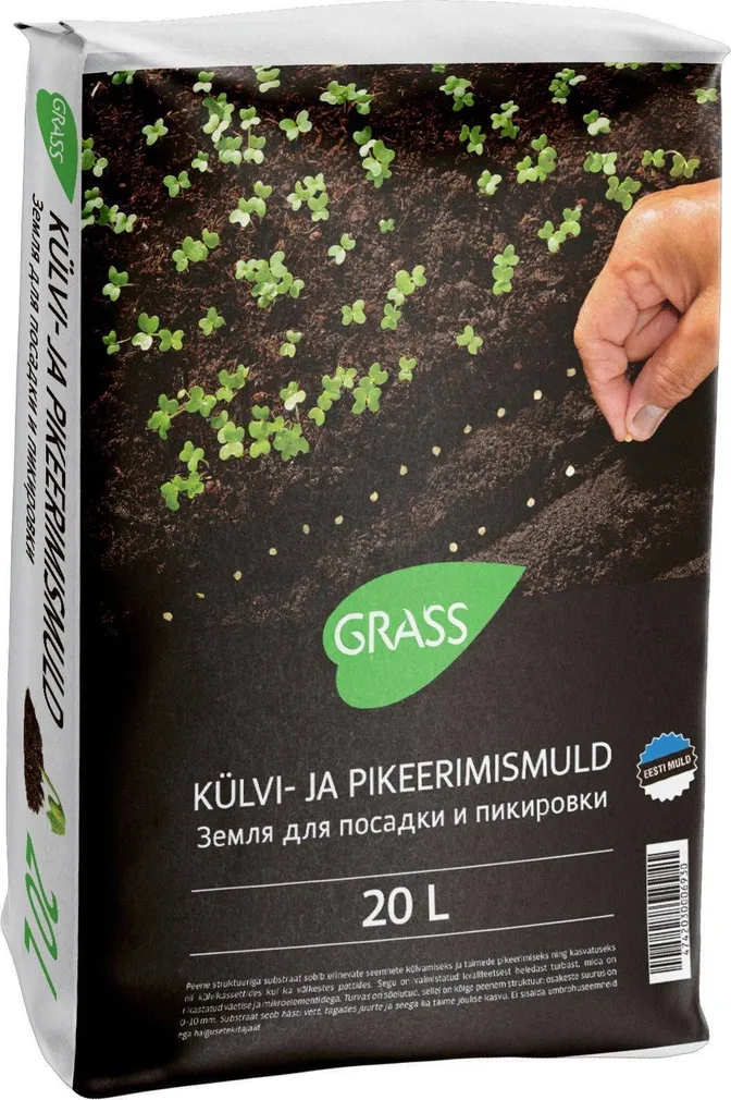 KÜLVI- JA PIKEERIMISMULD GRASS 20L