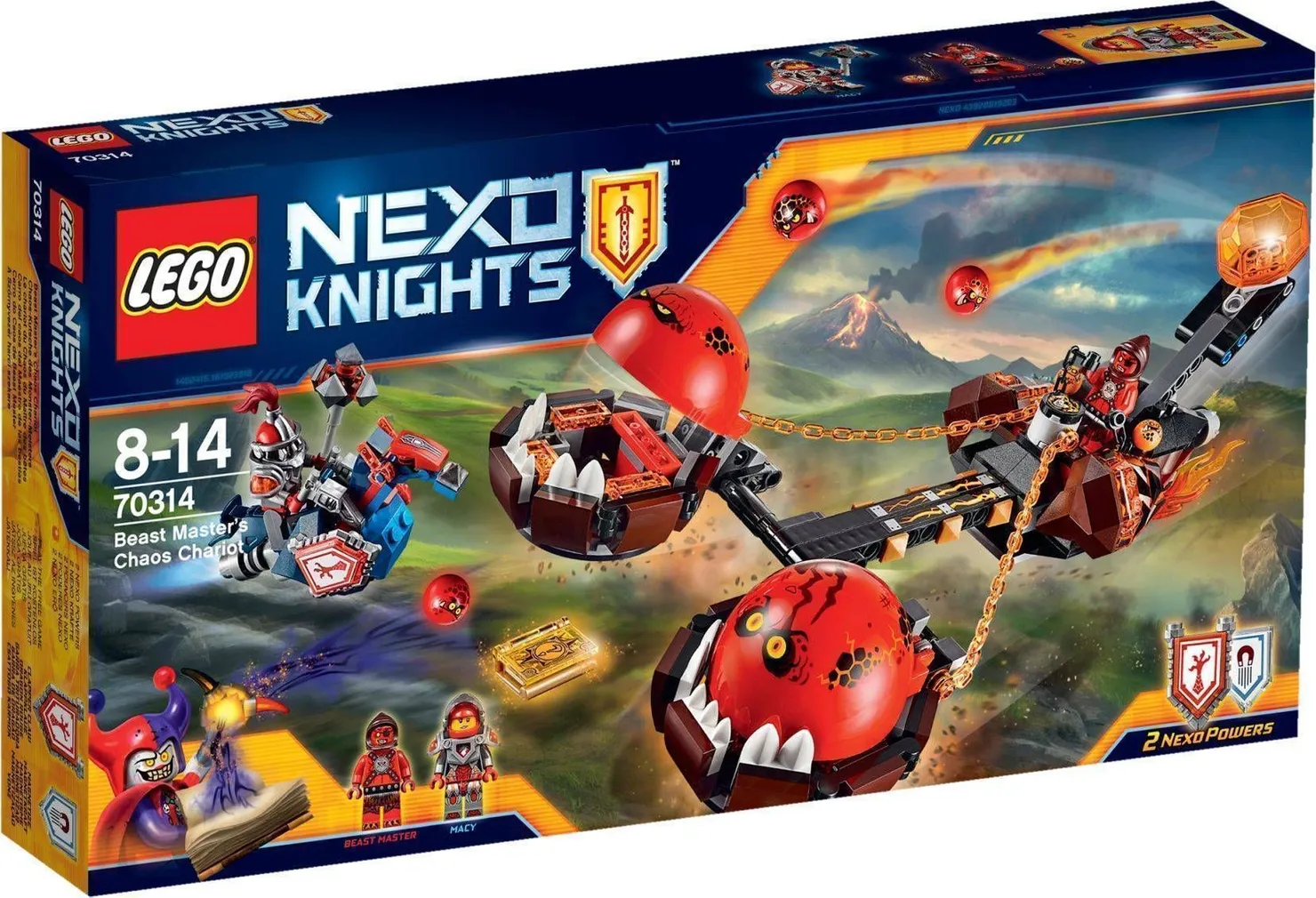 MÄNGUASI LEGO NEXO KNIGHTS ELAJAKÄSKIJA KAOSEKAARIK