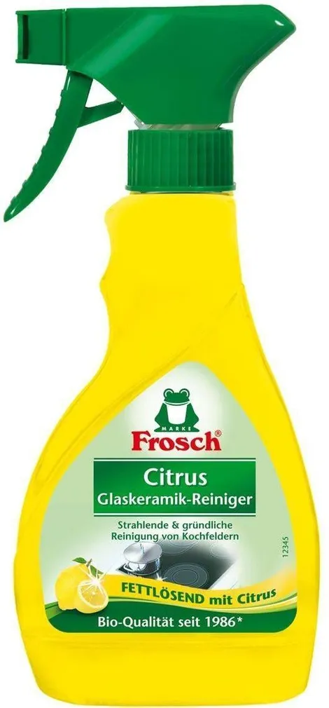 KERAAMILISE- JA INDUKTSIOONPLIIDI PUHASTUSVAHEND FROSCH 300ML