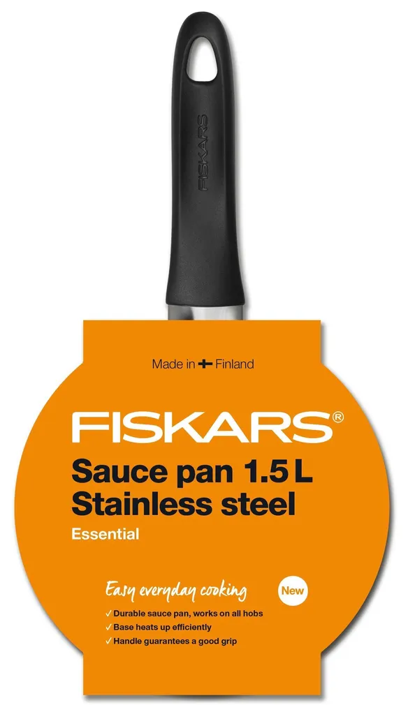 KAANETA KASTRUL FISKARS ESSENTIAL 1,5L ROOSTEVABA