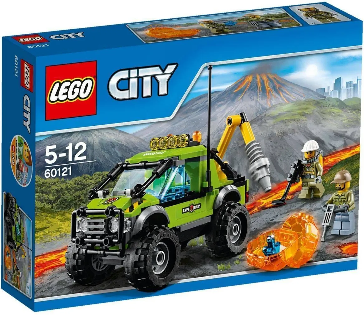 MÄNGUASI LEGO CITY VULKAANI UURIMISE VEOK 175TK