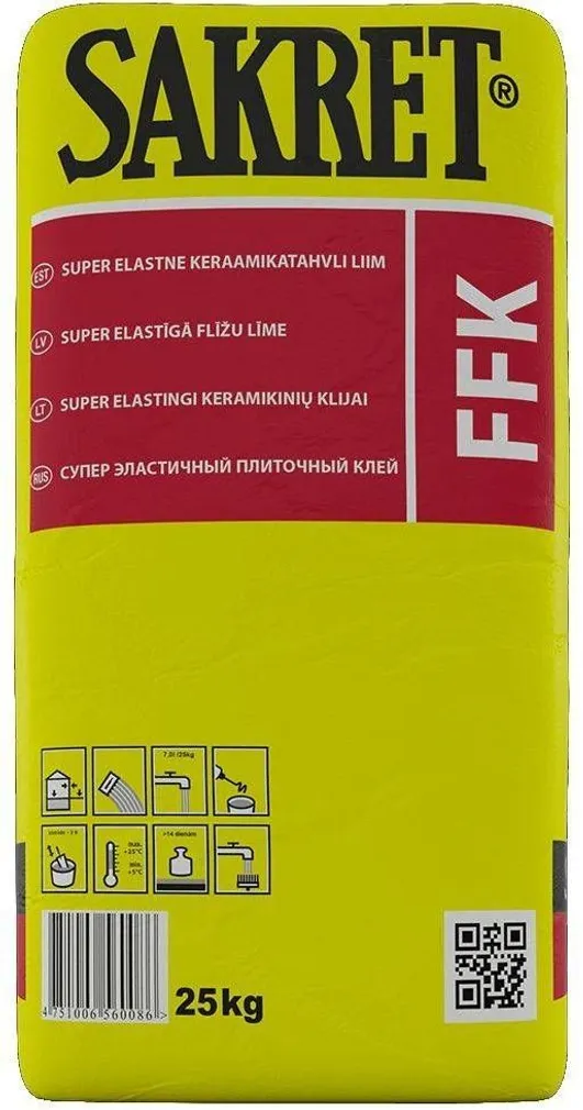 PLAATIMISSEGU SAKRET FFK 5KG SUPER ELASTNE