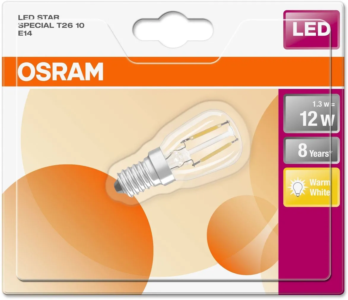 LED LAMP OSRAM LED STAR SPECIAL 1,3W E14 T26 2700K 110LM