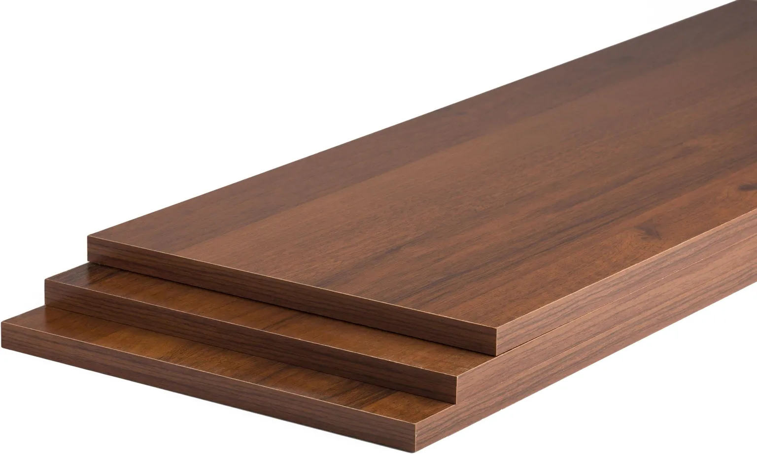 MELAMIINPLAAT REPO 295X16X2470MM WALNUT ECCO