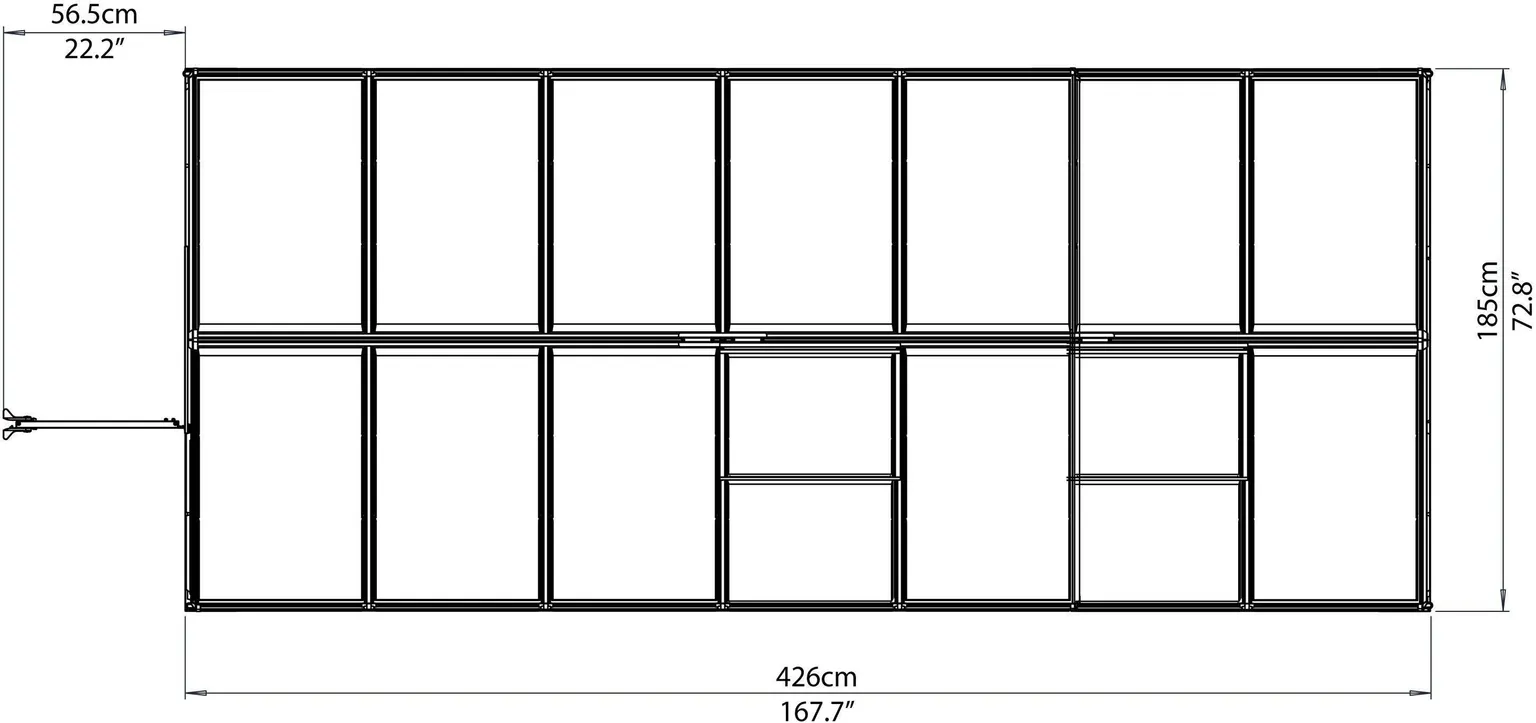 KASVUHOONE HYBRID 7,88M²