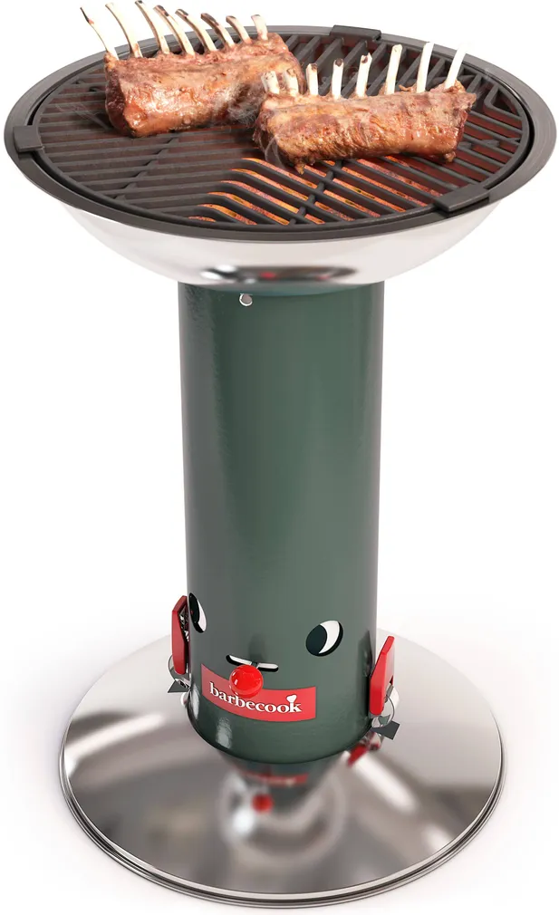 SÖEGRILL BARBECOOK LARGO GREEN H64CM, GRILLREST Ø37,5CM