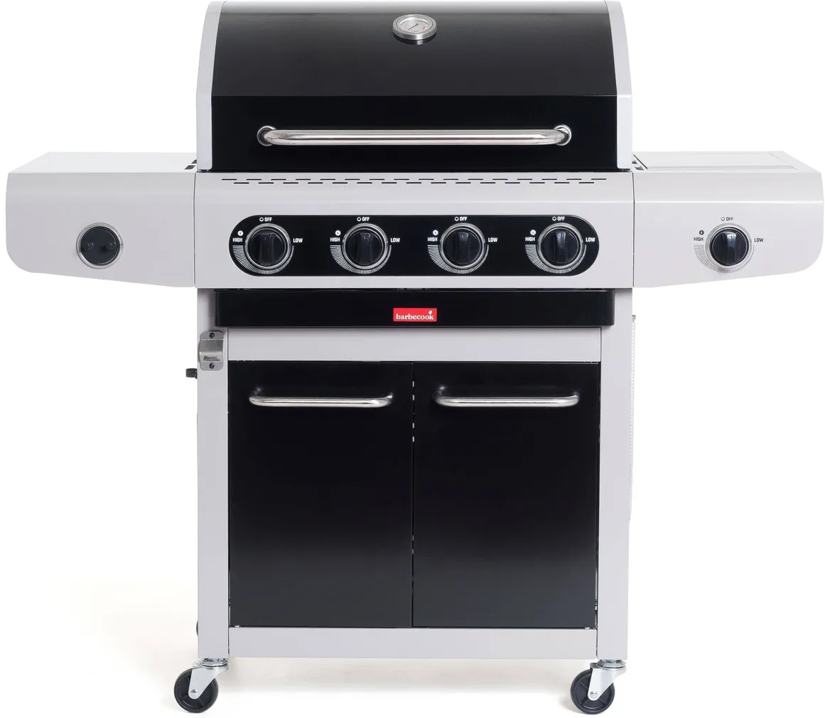 GAASIGRILL BARBECOOK 'SIESTA 412 BLACK' 132X56X118CM