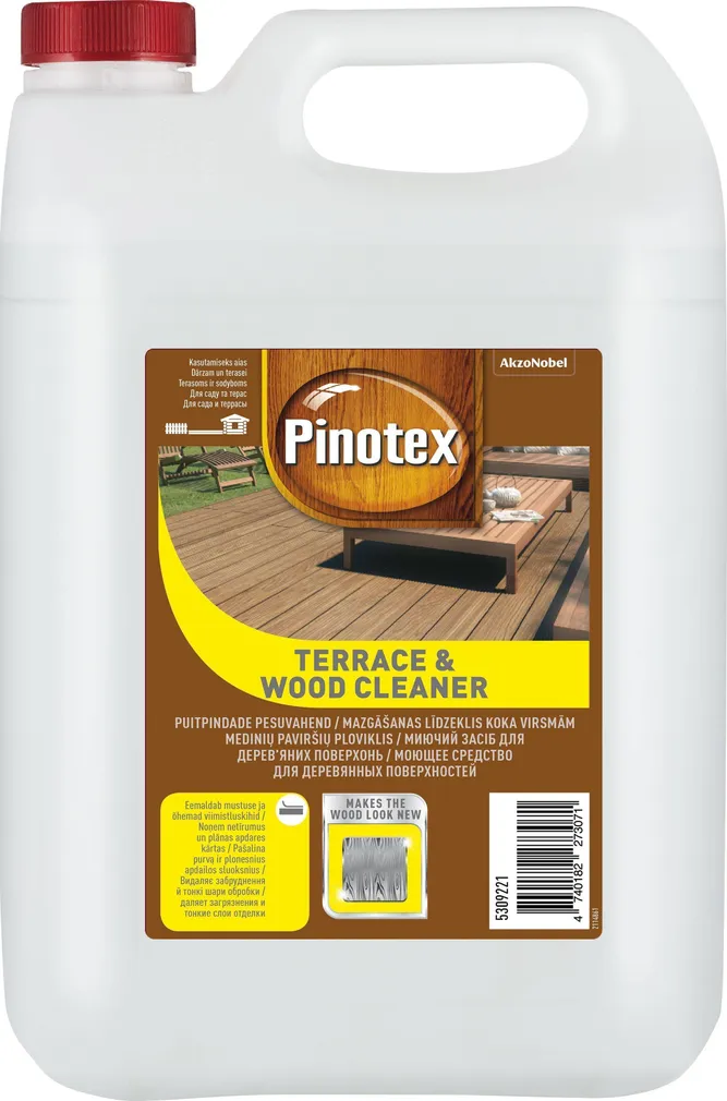 PUITPINDADE PESUVAHEND PINOTEX TERRACE & WOOD CLEANER 5L