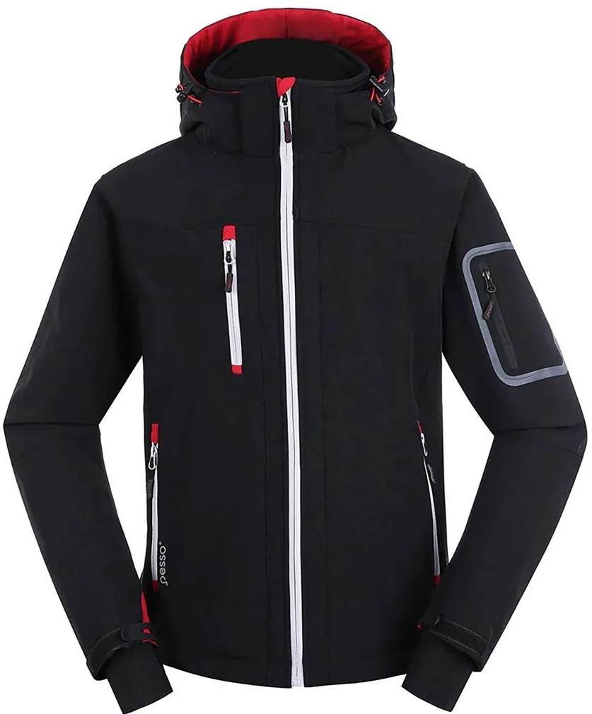 JAKK SOFTSHELL KAPUUTSIGA PESSO ACROPOLIS MUST L