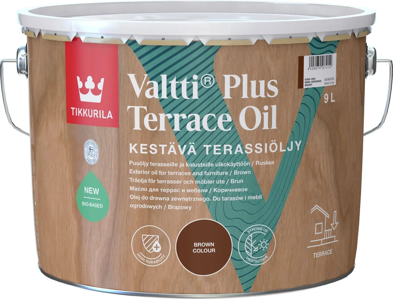 TERRASSIÕLI TIKKURILA VALTTI PLUS PRUUN 9L