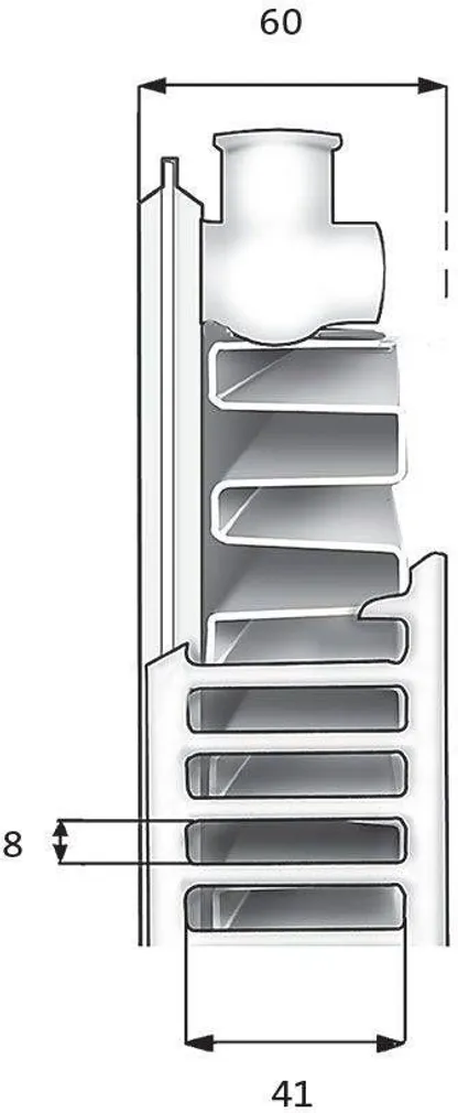 PANEELRADIAATOR PURMO COMPACT PC11 TERAS 600X600X60MM KÜLGÜHENDUS 611W