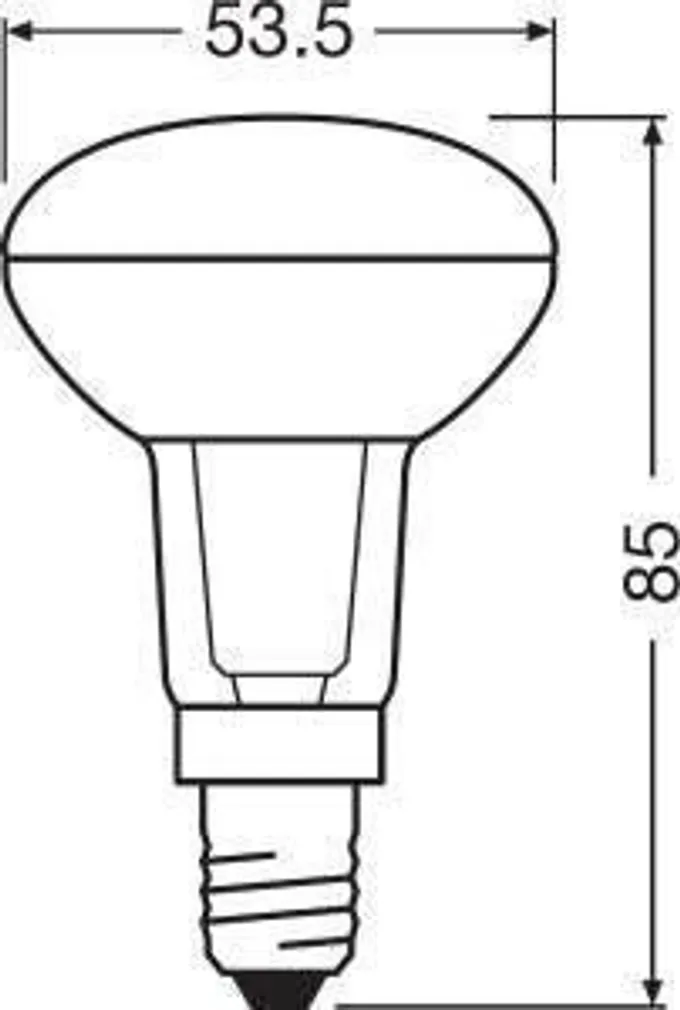 LED LAMP OSRAM LED STAR 3,3W E14 R50 210LM 2700K 2TK PAKIS