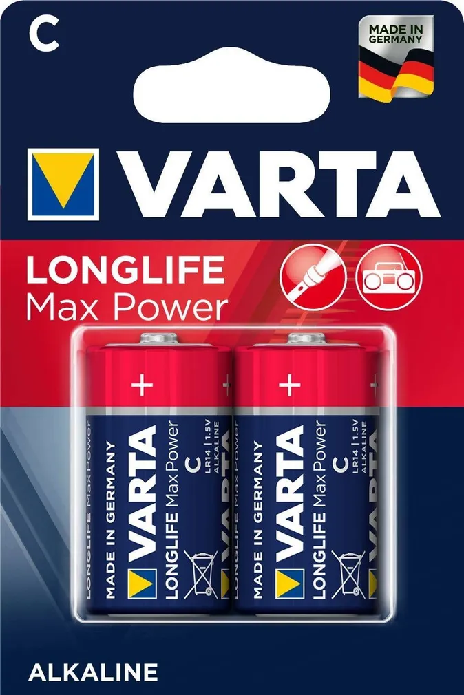 PATAREI VARTA LONGLIFE MAX POWER C 2TK PAKIS