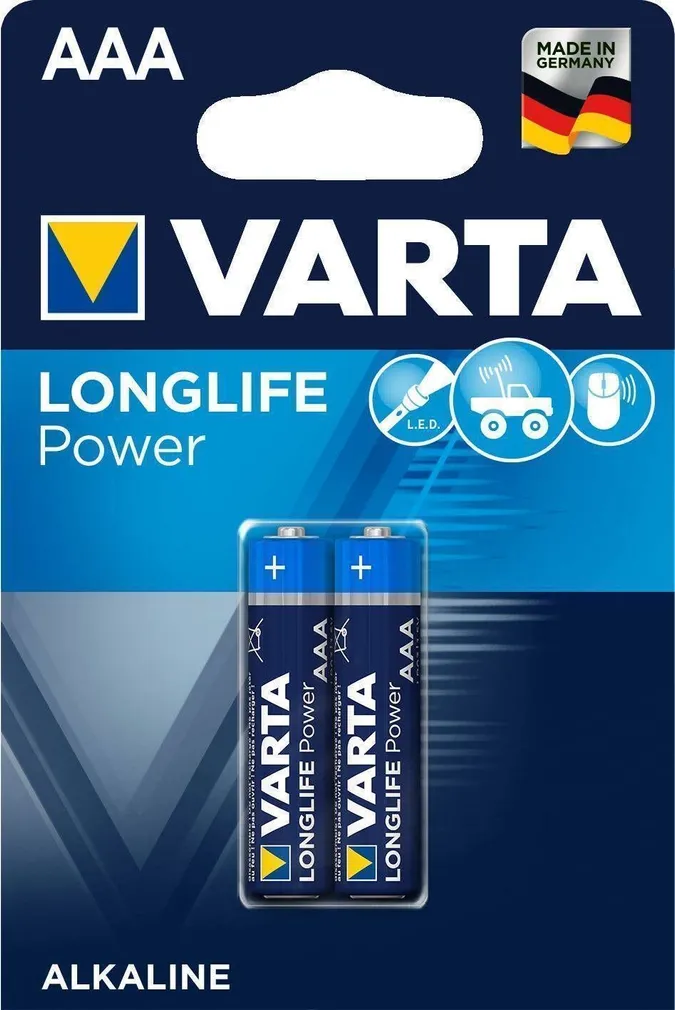 PATAREI VARTA LONGLIFE POWER AAA 2TK PAKIS