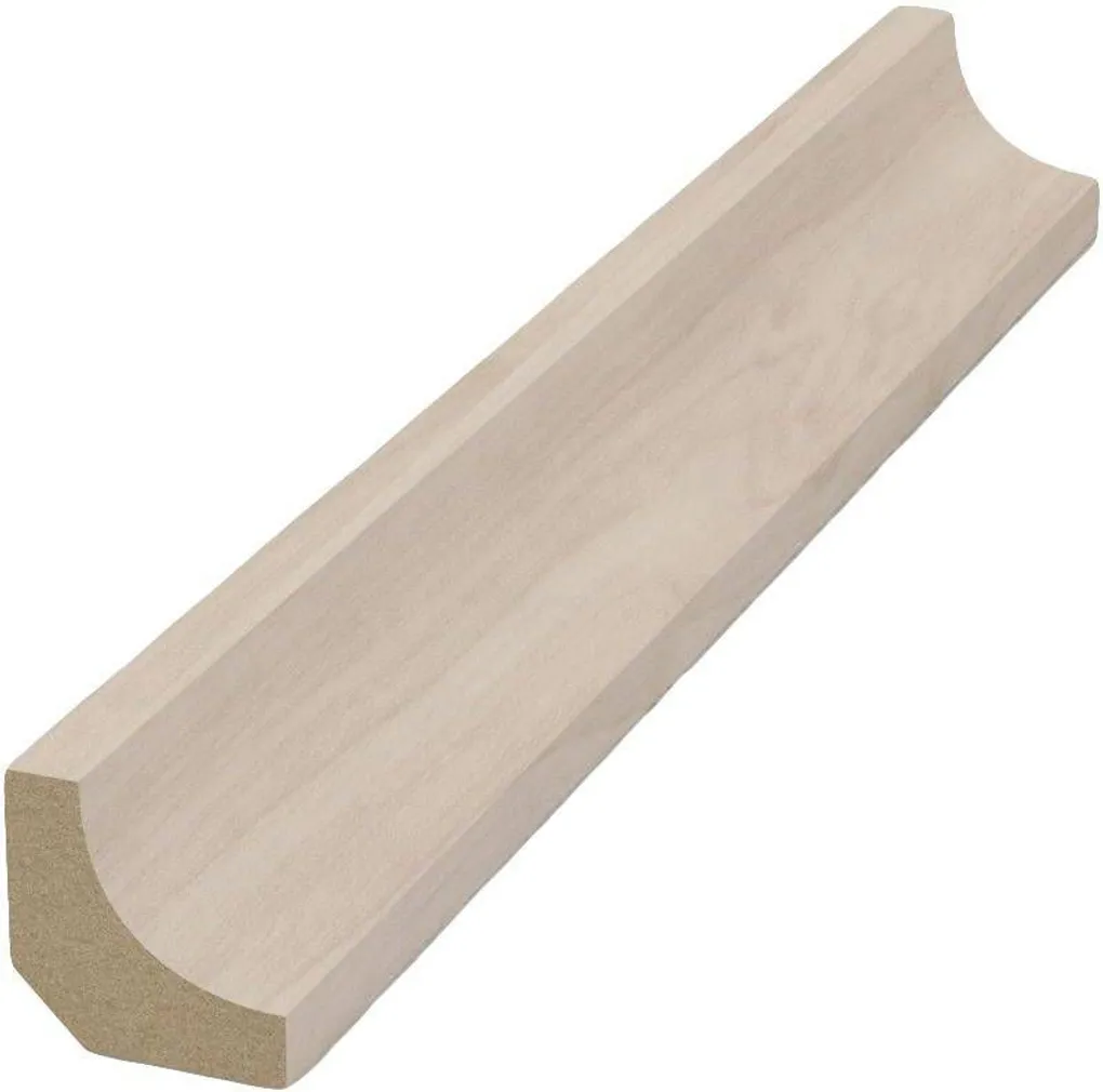 SEINAPANEELI SISENURK KRONO ORIGINAL MDF 2600X22X22MM 1827 VALGE LEPP