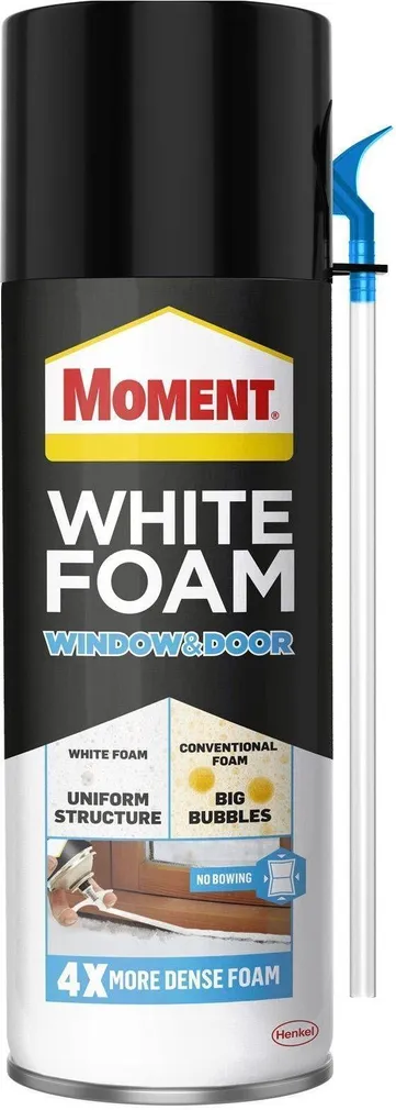 MONTAAZIVAHT MOMENT WHITE FOAM WINDOWS&DOORS WHITETEQ 400ML