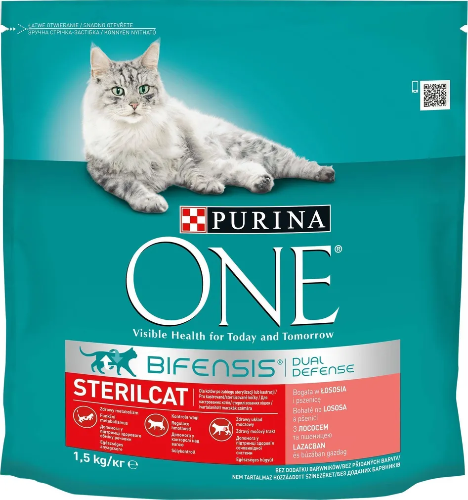 KUIV KASSITOIT PURINA ONE STERILCAT LÕHE 1,5KG