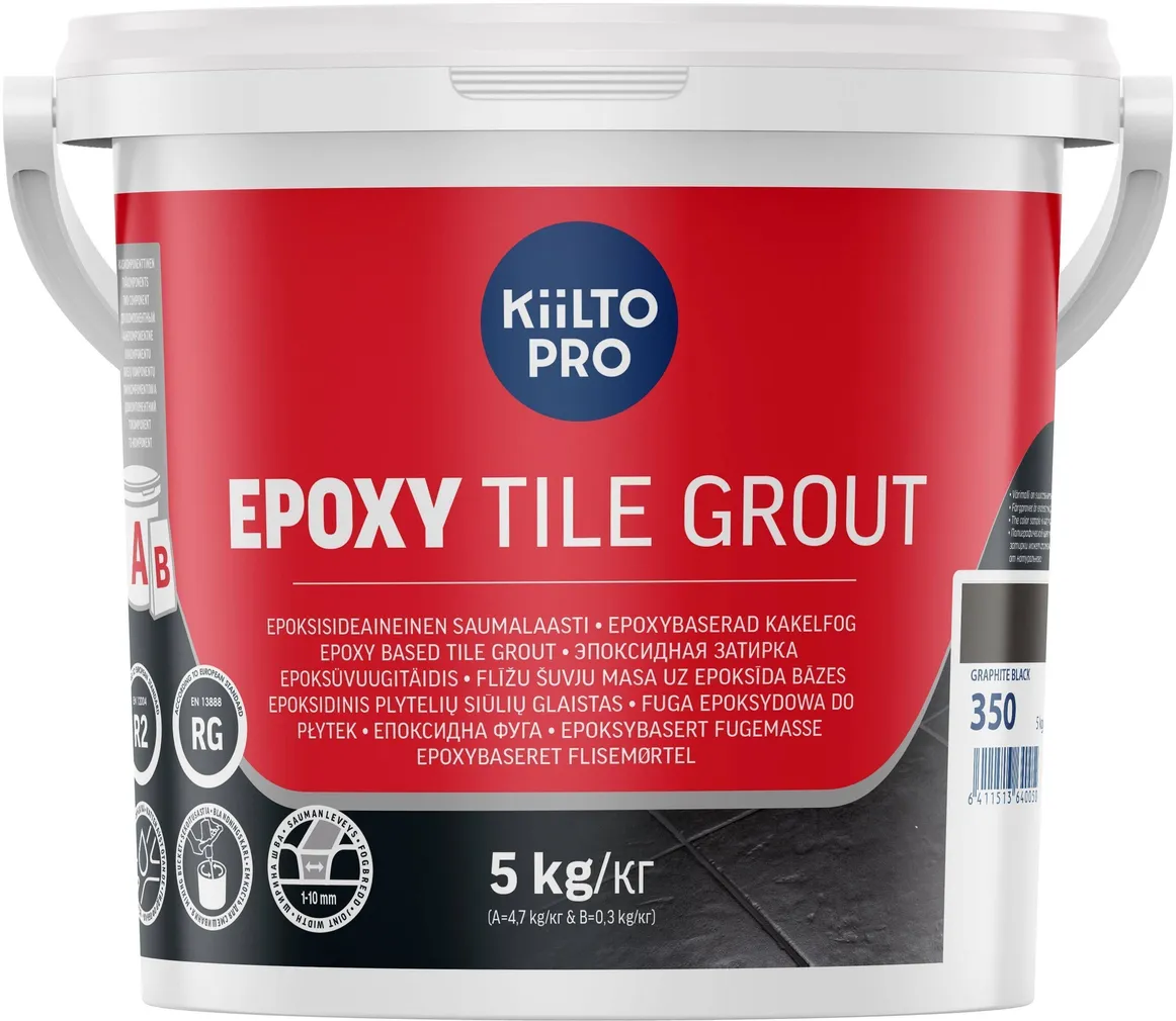 VUUGITÄIDE KLIITO EPOXY 5KG 350 MUST