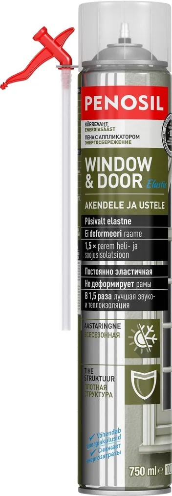 MONTAAZIVAHT KÕRRE PENOSIL WINDOW&DOOR 750ML