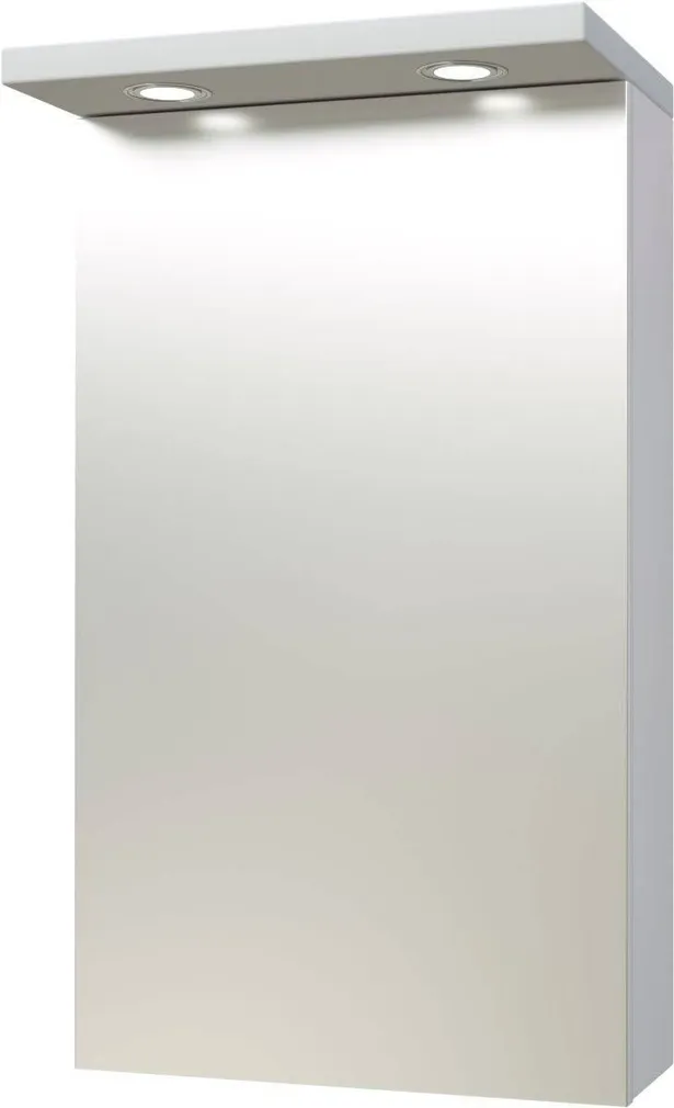 PEEGELKAPP RB BATHROOM QUADRO LED 40X24X69,5CM VALGE