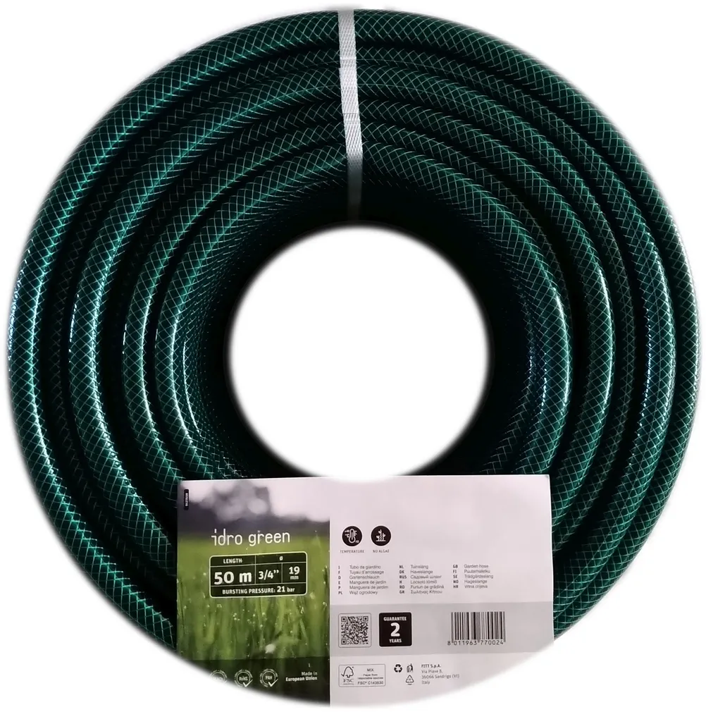 KASTMISVOOLIK FITT IDRO GREEN 3/4"-50M