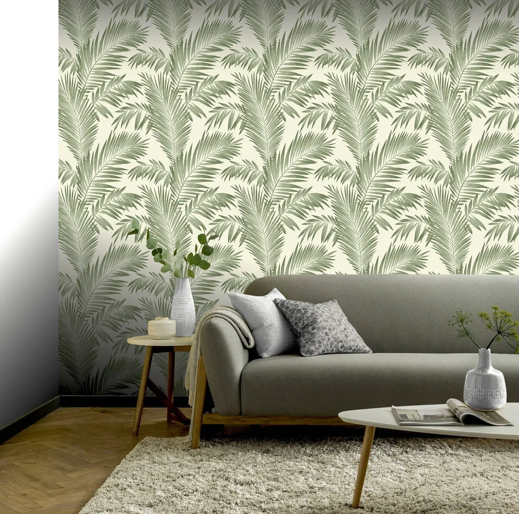 TAPEET ARTHOUSE TROPICAL PALM GREEN