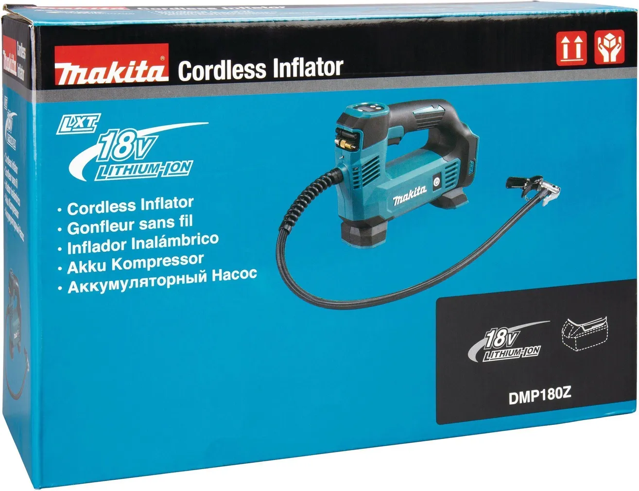 AKUKOMPRESSOR MAKITA DMP180Z 18V, ILMA AKU JA LAADIJATA