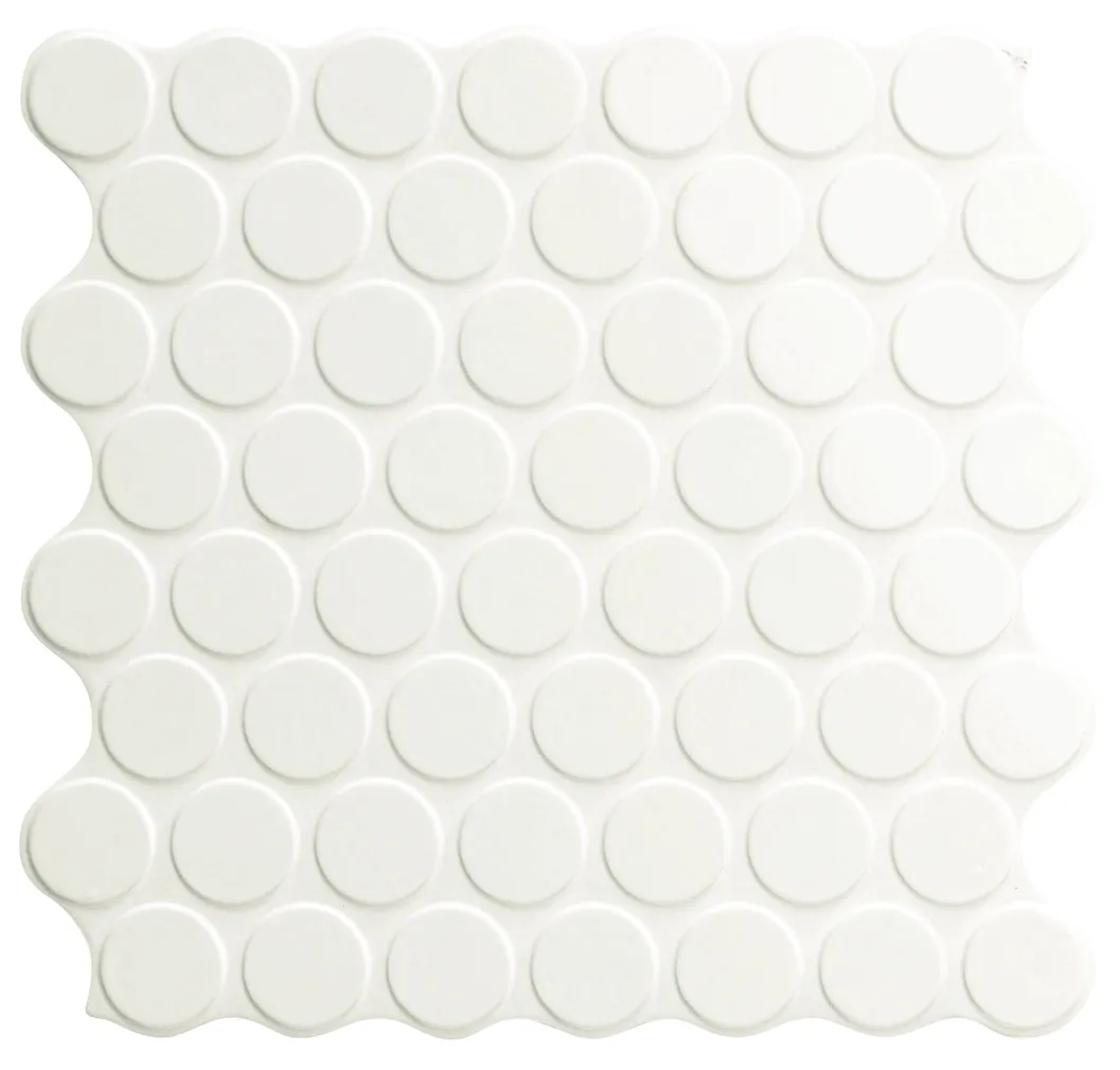 KERAAMILINE PLAAT REALONDA CIRCLE GLOSSY WHITE 30,9X30,9CM 0,86M² PAKIS